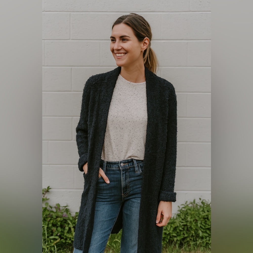 Zadig and Voltaire || Wool/Mohair Blend Celia Open Cardigan